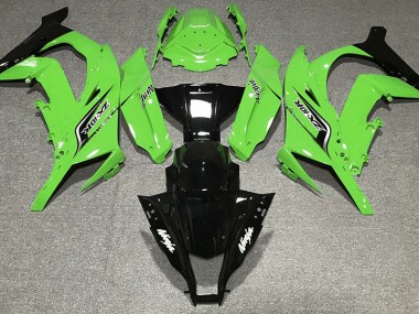 Gloss Green & Logos 2011-2015 Kawasaki ZX10R Motorcycle Fairing