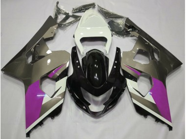 Gloss Grey 2004-2005 Suzuki GSXR 600-750 Motorcycle Fairing