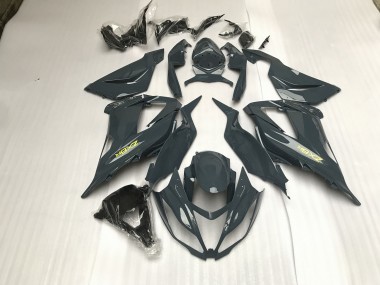 Gloss Grey 2013-2018 Kawasaki ZX6R Motorcycle Fairing