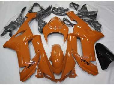 Gloss Orange 2007-2008 Kawasaki ZX6R Motorcycle Fairing