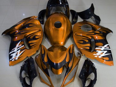 Gloss Orange & Black 2008-2020 Suzuki GSXR 1300 Hayabusa Motorcycle Fairing