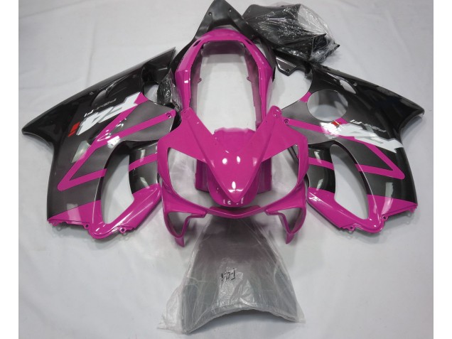 Gloss Pink & Grey 2004-2007 Honda CBR600 F4i Motorcycle Fairing