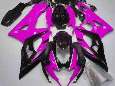 Gloss Pink and Black 2005-2006 Suzuki GSXR 1000 Motorcycle Fairing