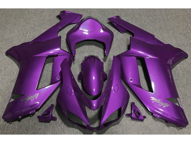 Gloss Purple 2007-2008 Kawasaki ZX6R Motorcycle Fairing