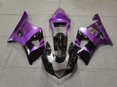 Gloss Purple & Black 2003-2004 Suzuki GSXR 1000 Motorcycle Fairing