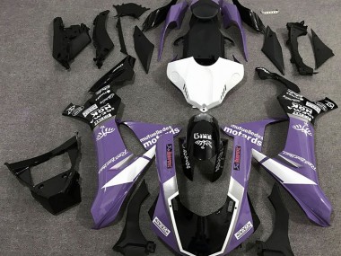 Gloss Purple Logo Style 2015-2019 Yamaha R1 Motorcycle Fairing