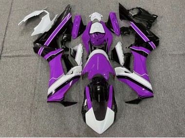 Gloss Purple White and Black 2017-2023 Honda CBR1000RR Motorcycle Fairing