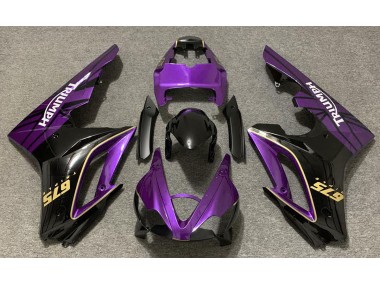 Gloss Purple and Black 2009-2012 Triumph Daytona 675 Motorcycle Fairing