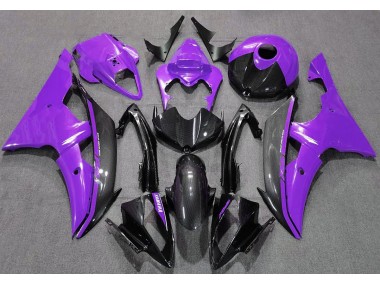 Gloss Purple and Carbon 2008-2016 Yamaha R6 Motorcycle Fairing