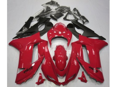 Gloss Red 2007-2008 Kawasaki ZX6R Motorcycle Fairing