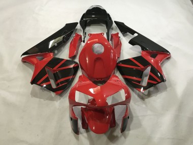 Gloss Red / Black 2003-2004 Honda CBR600RR Motorcycle Fairing