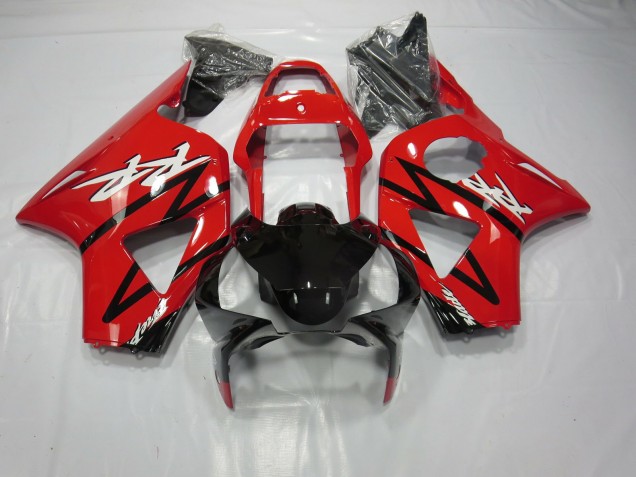 Gloss Red and Black 2002-2003 Honda CBR954RR Motorcycle Fairing