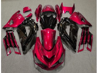 Gloss Red and Black 2012-2021 Kawasaki ZX14R Motorcycle Fairing