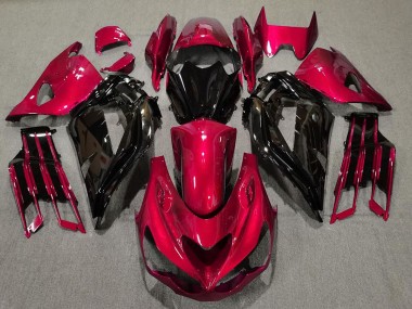 Gloss Red and Black 2012-2021 Kawasaki ZX14R Motorcycle Fairing