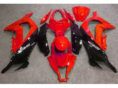 Gloss Red and Black 2016-2019 Kawasaki ZX10R Motorcycle Fairing