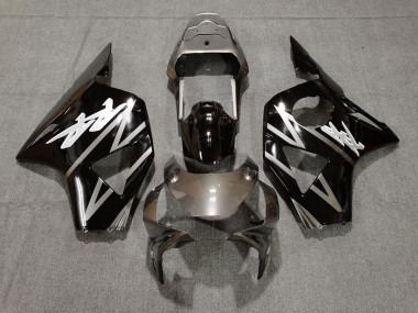 Gloss Silver and Black 2002-2003 Honda CBR954RR Motorcycle Fairing