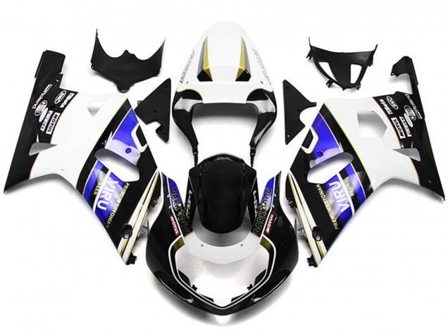 Gloss Viru Style 2001-2003 Suzuki GSXR 600-750 Motorcycle Fairing