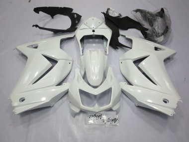 Gloss White 2008-2012 Kawasaki Ninja 250 Motorcycle Fairing