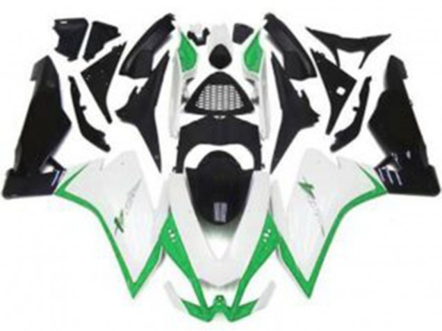 Gloss White & Green 2010-2015 Aprilia RSV4 1000 Motorcycle Fairing