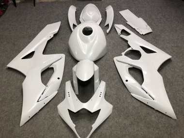 Gloss White Plain 2005-2006 Suzuki GSXR 1000 Motorcycle Fairing