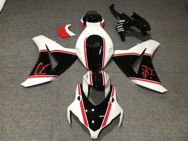 Gloss White Red and Black 2008-2011 Honda CBR1000RR Motorcycle Fairing