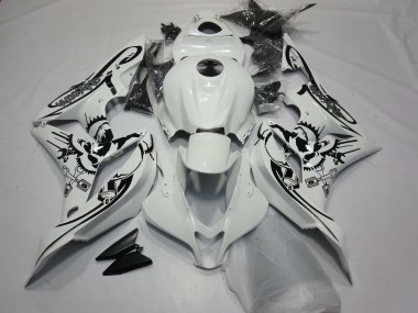 Gloss White Special Design 2007-2008 Honda CBR600RR Motorcycle Fairing