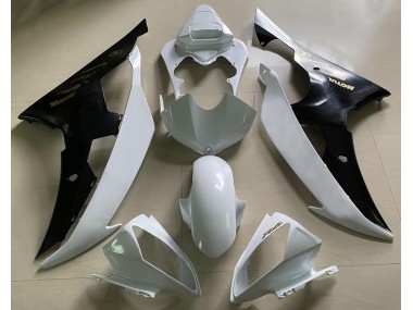 Gloss White and Black & Gold 2008-2016 Yamaha R6 Motorcycle Fairing