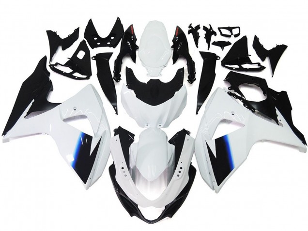 Gloss White and Black2009-2016 Suzuki GSXR 1000 Motorcycle Fairing