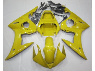 Gloss Yellow 2003-2004 Yamaha R6 Motorcycle Fairing