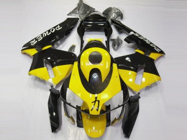 Gloss Yellow Power 2003-2004 Honda CBR600RR Motorcycle Fairing