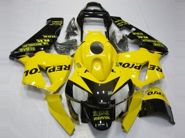 Gloss Yellow Repsol 2003-2004 Honda CBR600RR Motorcycle Fairing