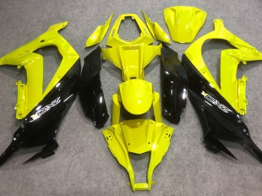 Gloss Yellow and Black 2016-2019 Kawasaki ZX10R Motorcycle Fairing