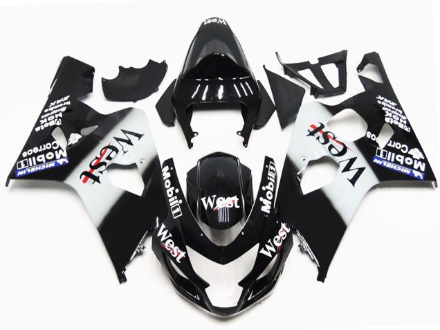 Gloss west OEM Style 2004-2005 Suzuki GSXR 600-750 Motorcycle Fairing