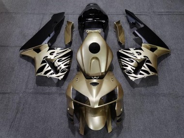 Golden Black 2005-2006 Honda CBR600RR Motorcycle Fairing