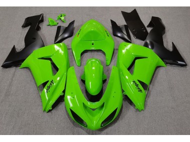 Green 2006-2007 Kawasaki ZX10R Motorcycle Fairing