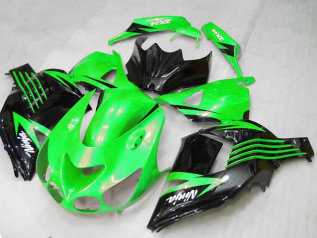 Green 2012-2021 Kawasaki ZX14R Motorcycle Fairing