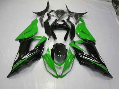 Green Black 2013-2018 Kawasaki ZX6R Motorcycle Fairing