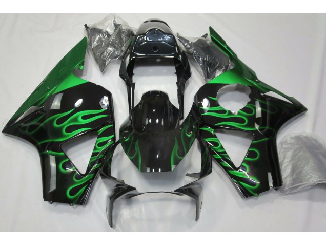 Green Flame 2002-2003 Honda CBR954RR Motorcycle Fairing