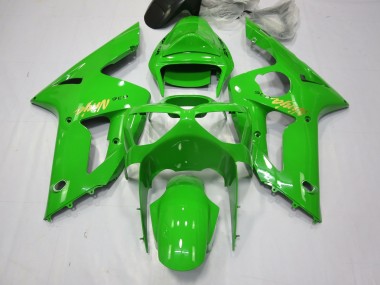 Green Ninja 2003-2004 Kawasaki ZX6R Motorcycle Fairing