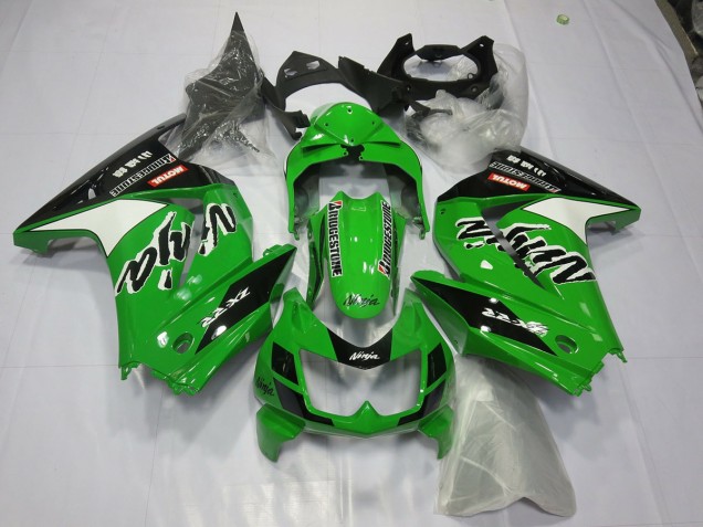 Green Ninja 2008-2012 Kawasaki Ninja 250 Motorcycle Fairing