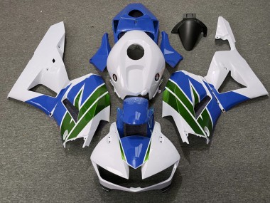 Green and Blue Gloss 2013-2023 Honda CBR600RR Motorcycle Fairing