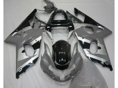 Grey Silver OEM Style 2000-2002 Suzuki GSXR 1000 Motorcycle Fairing