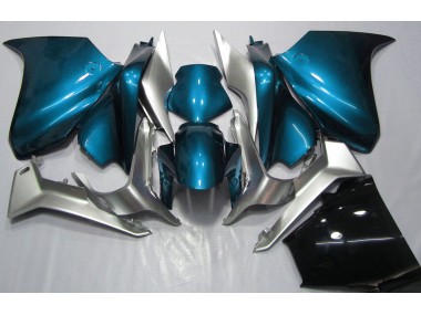 Light Blue and Silver 2010-2013 Honda VFR1200 Motorcycle Fairing