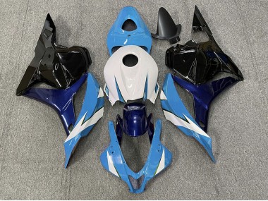 Light Blue and White 2009-2012 Honda CBR600RR Motorcycle Fairing