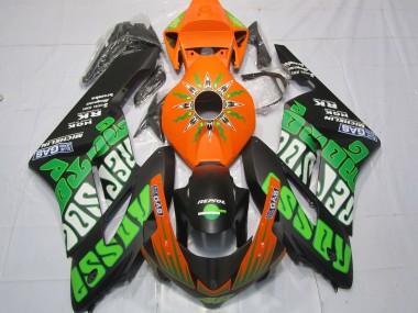 Lime Rossi Matte 2004-2005 Honda CBR1000RR Motorcycle Fairing