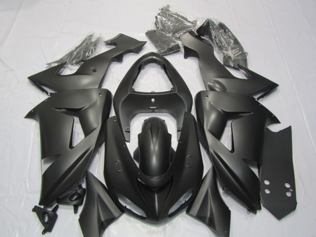 Matte Black 2006-2007 Kawasaki ZX10R Motorcycle Fairing