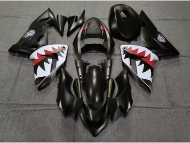 Matte Black Betty Bomber 2004-2005 Kawasaki ZX10R Motorcycle Fairing