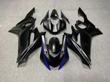 Matte Black & Blue Accents 2017-2021 Yamaha R6 Motorcycle Fairing