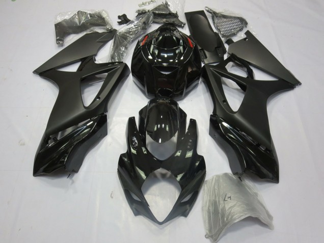 Matte Black Gloss 2007-2008 Suzuki GSXR 1000 Motorcycle Fairing