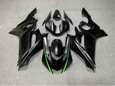 Matte Black & Green Accents 2017-2021 Yamaha R6 Motorcycle Fairing